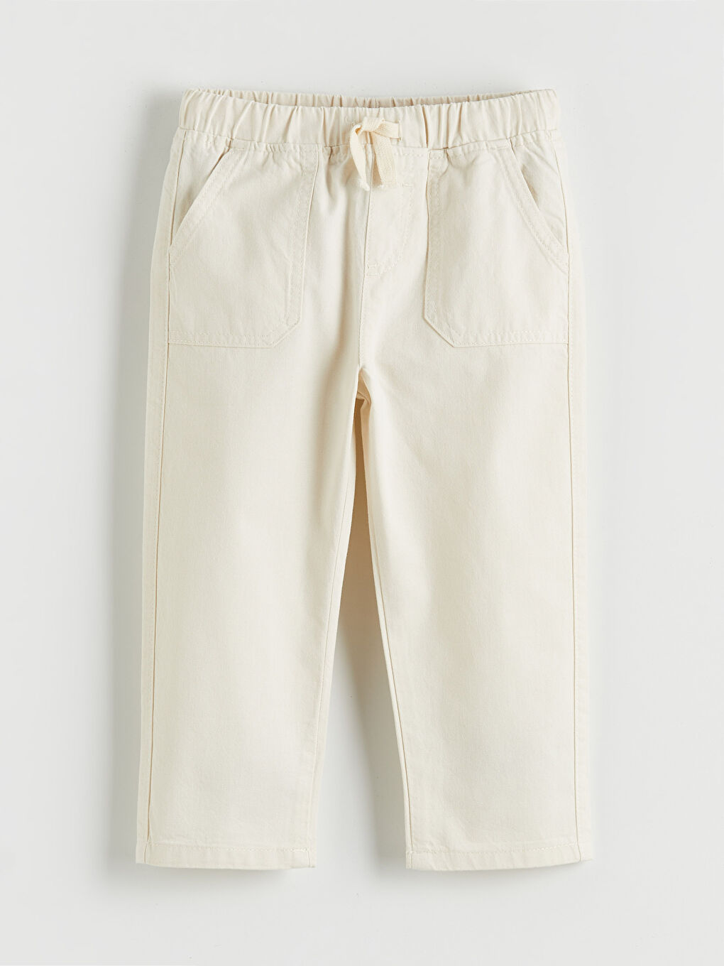 Elasticated Waist Boys' Gabardine Trousers