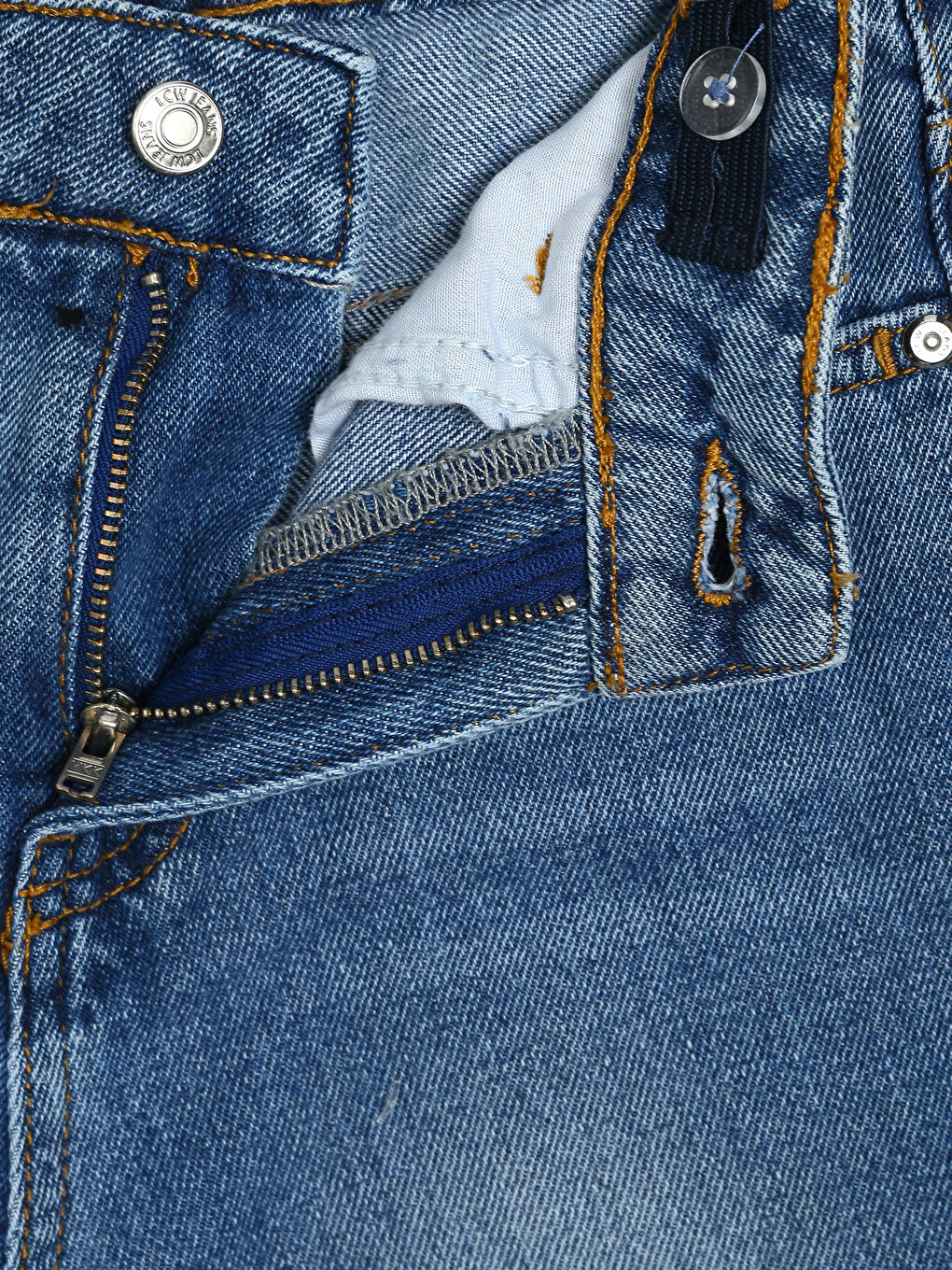 Elasticated Waist Girls' Jeans-2