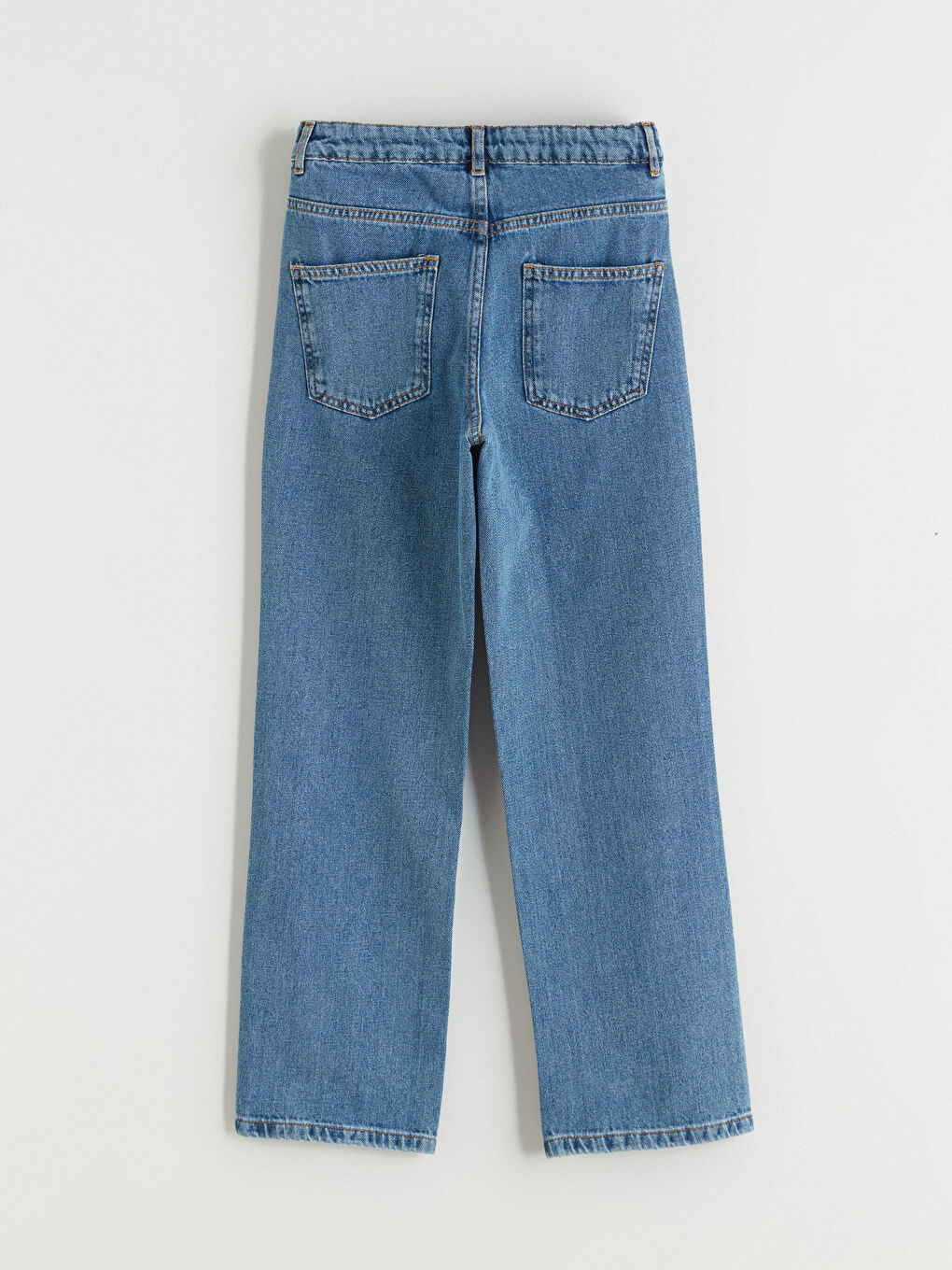 جينز للبنات بخصر مرن-3