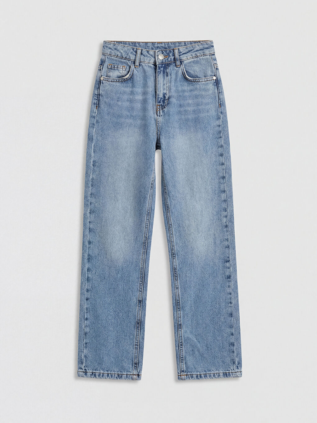 جينز للبنات بخصر مرن-2