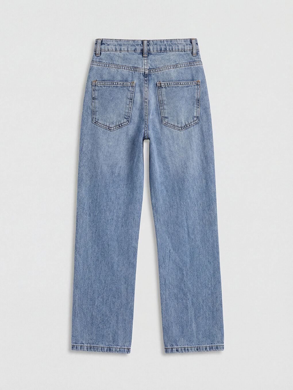 جينز للبنات بخصر مرن-3