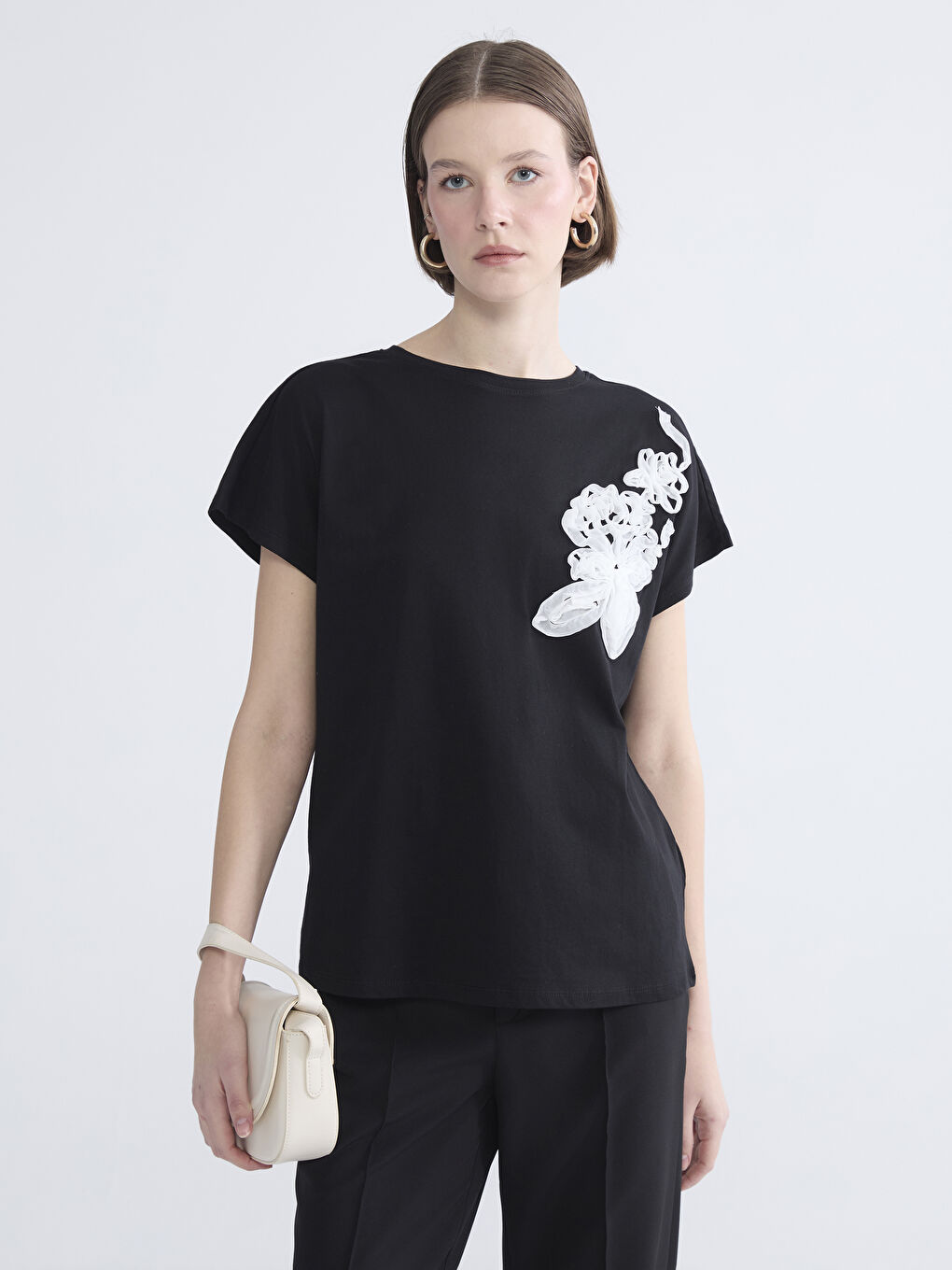 بلوزة أسود امرأة