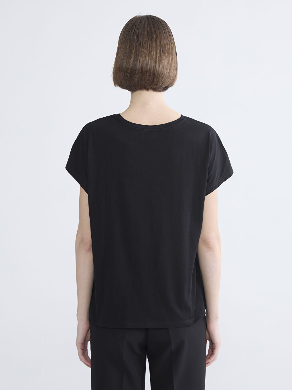 بلوزة أسود امرأة-3