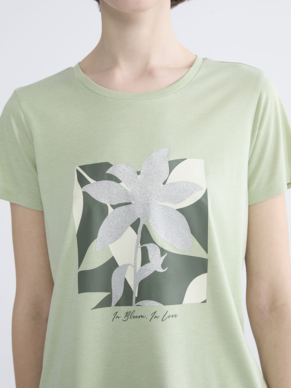 Әйелдер жасыл Футболка-2