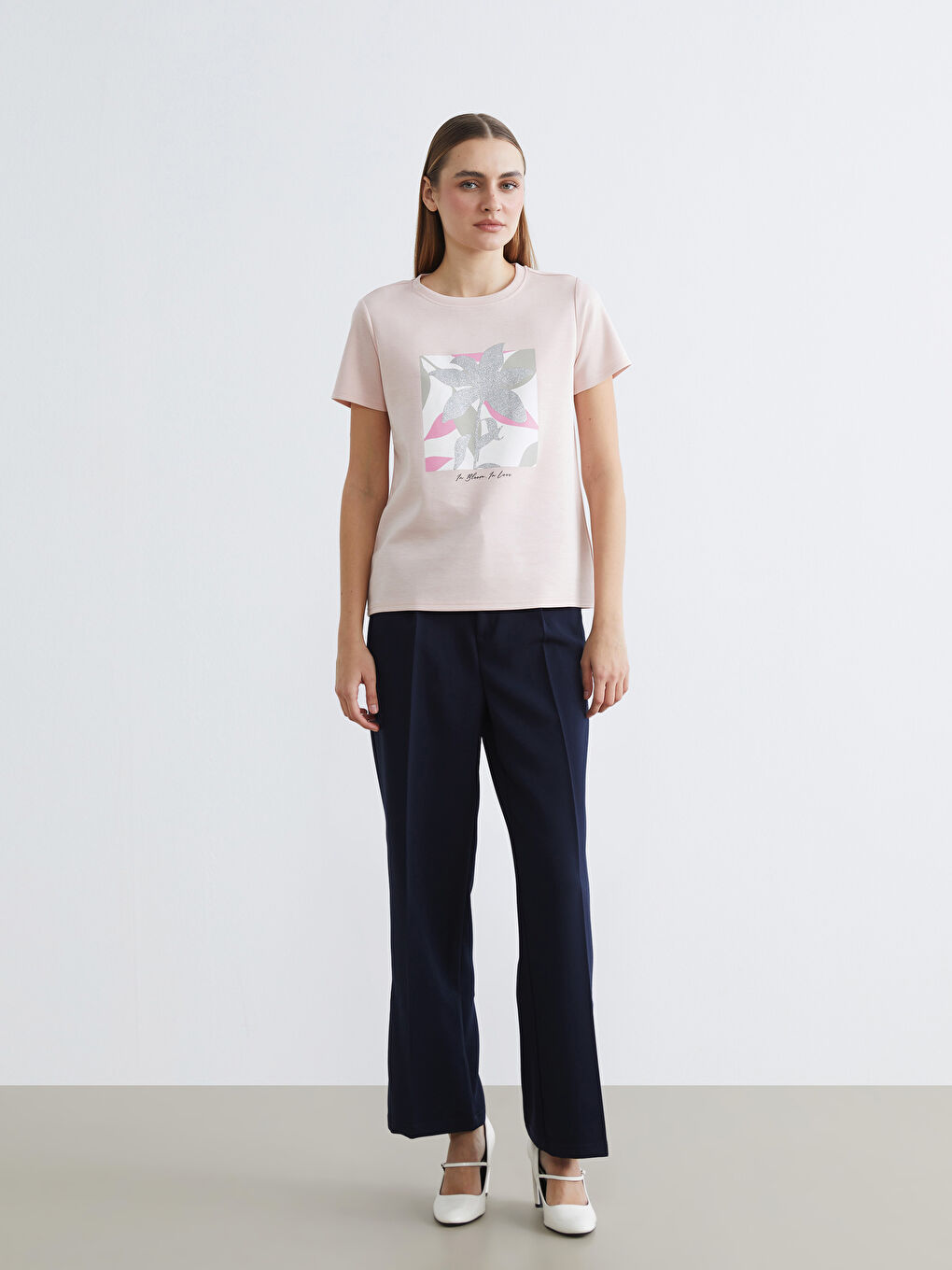 T-shirt ROSE Femme-1