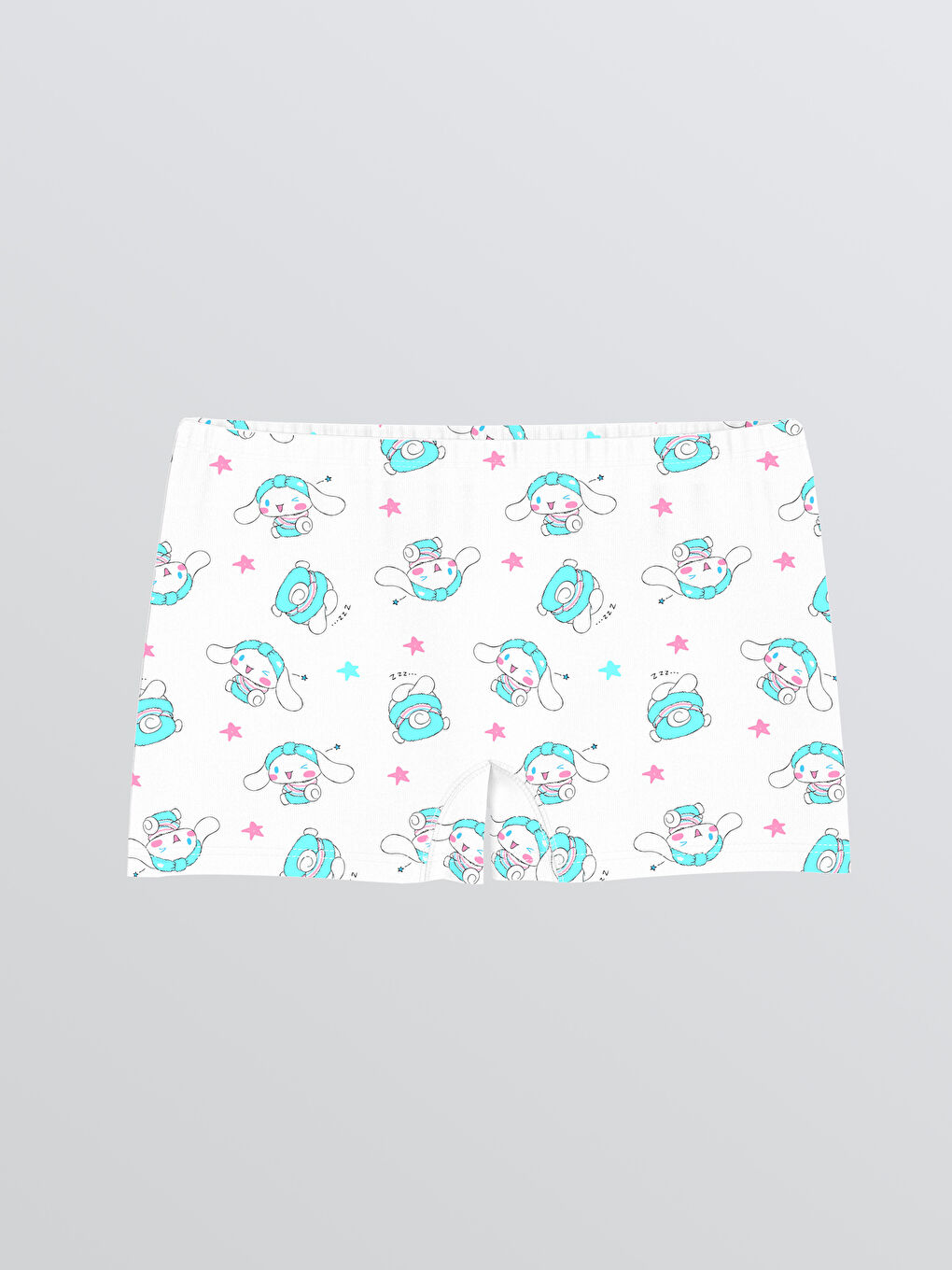 Girl WHITE Boxer Trunks-2