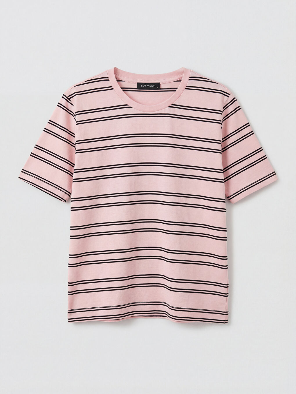 Crew Neck Striped Women's T-Shirt