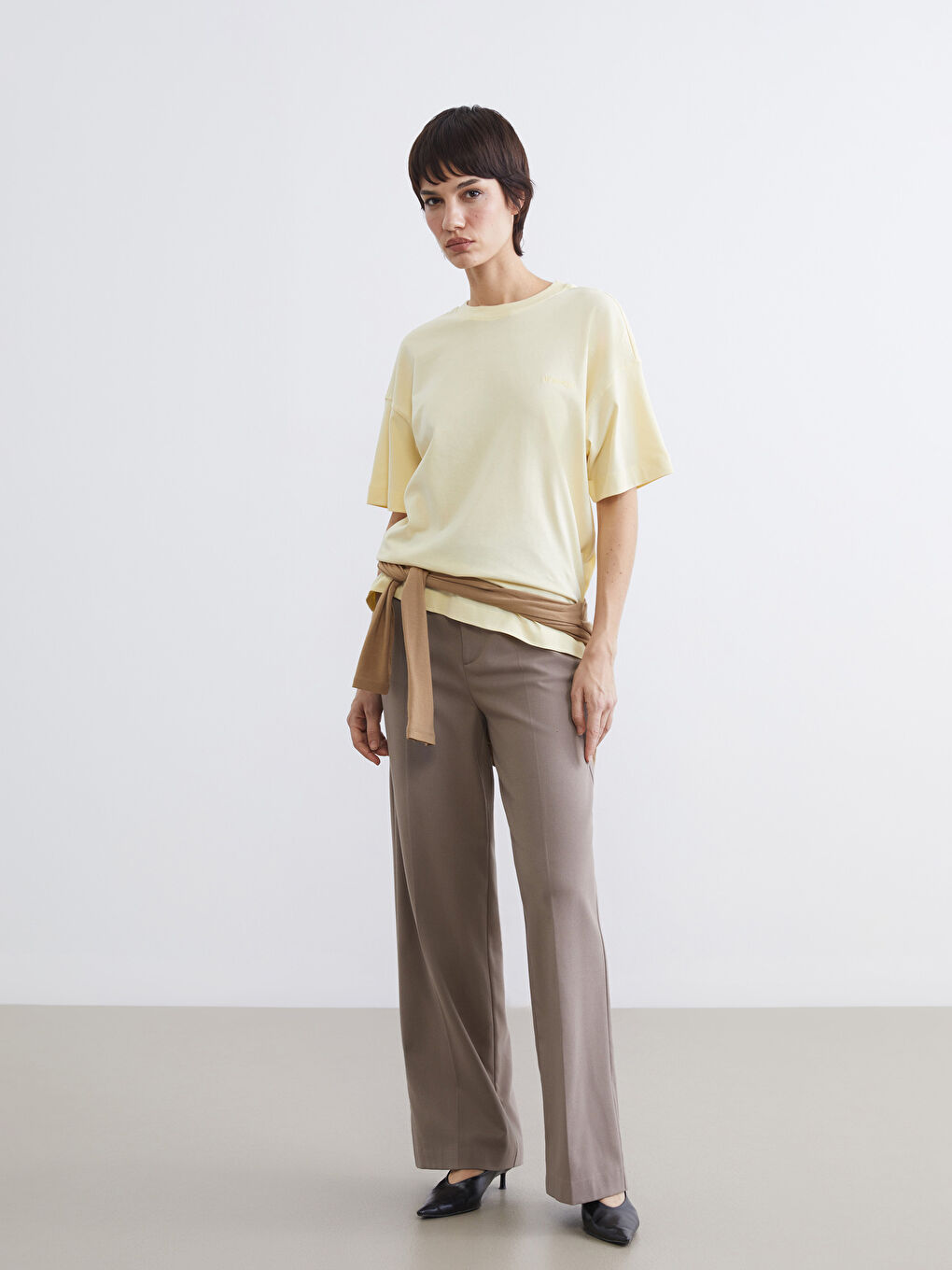 Woman YELLOW T-Shirt-1