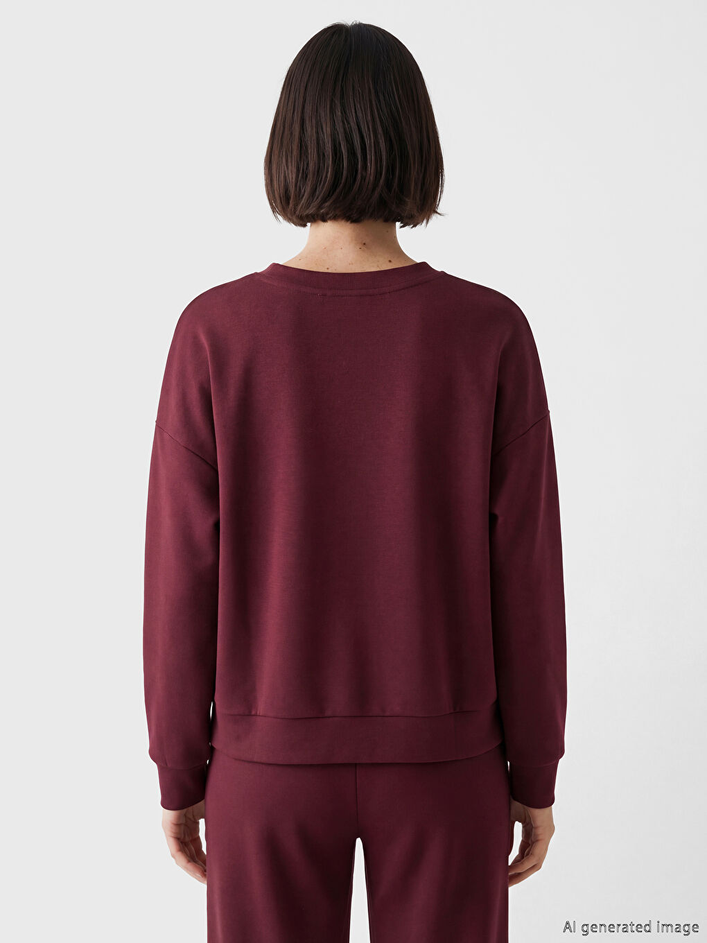 قميص رياضي ارجواني غامق نساء-3