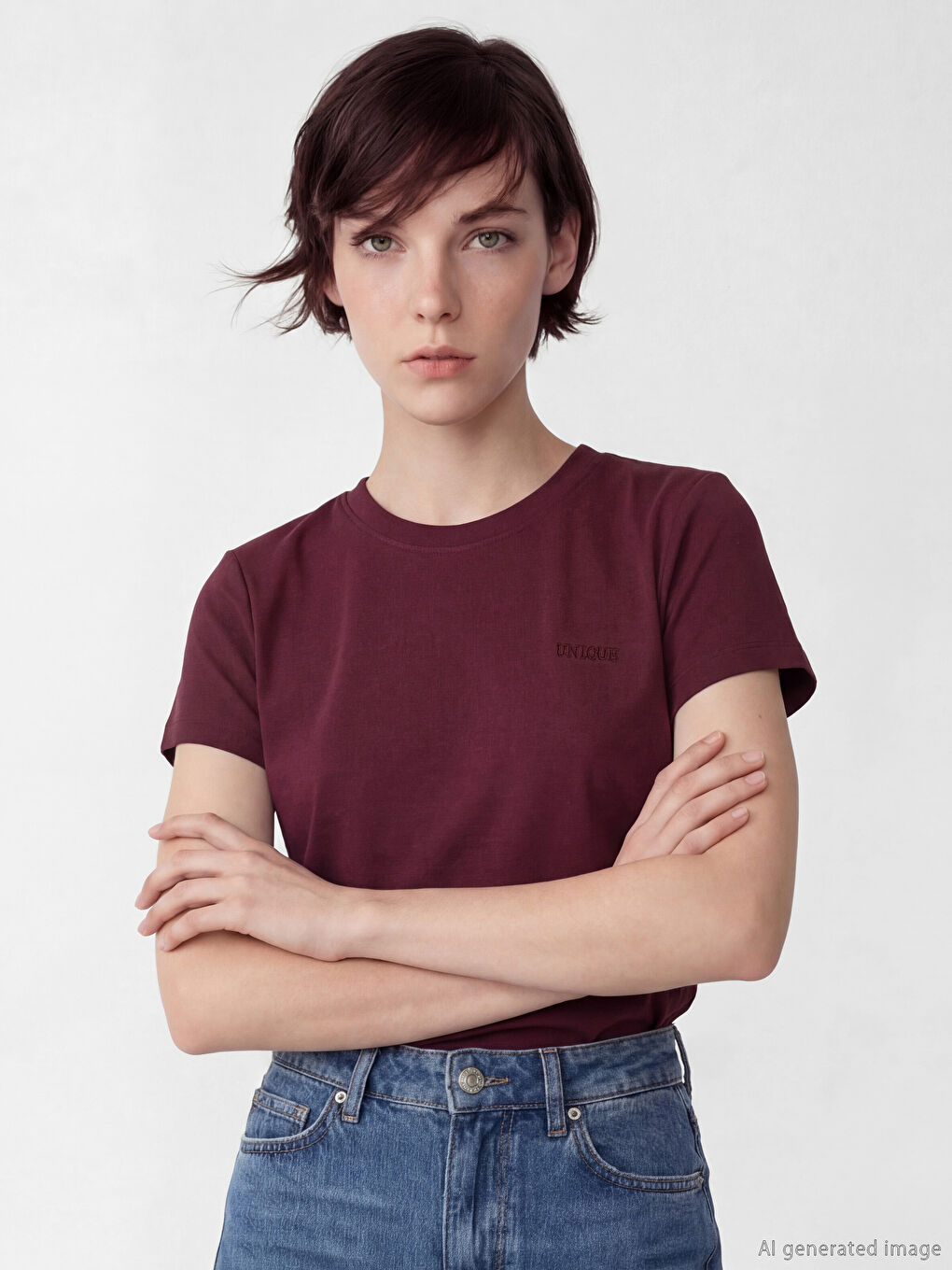 تیشێرتی ژنانه‌ به‌ قه‌باره‌ قه‌ڵاوه‌ و هه‌ڵكێشراو