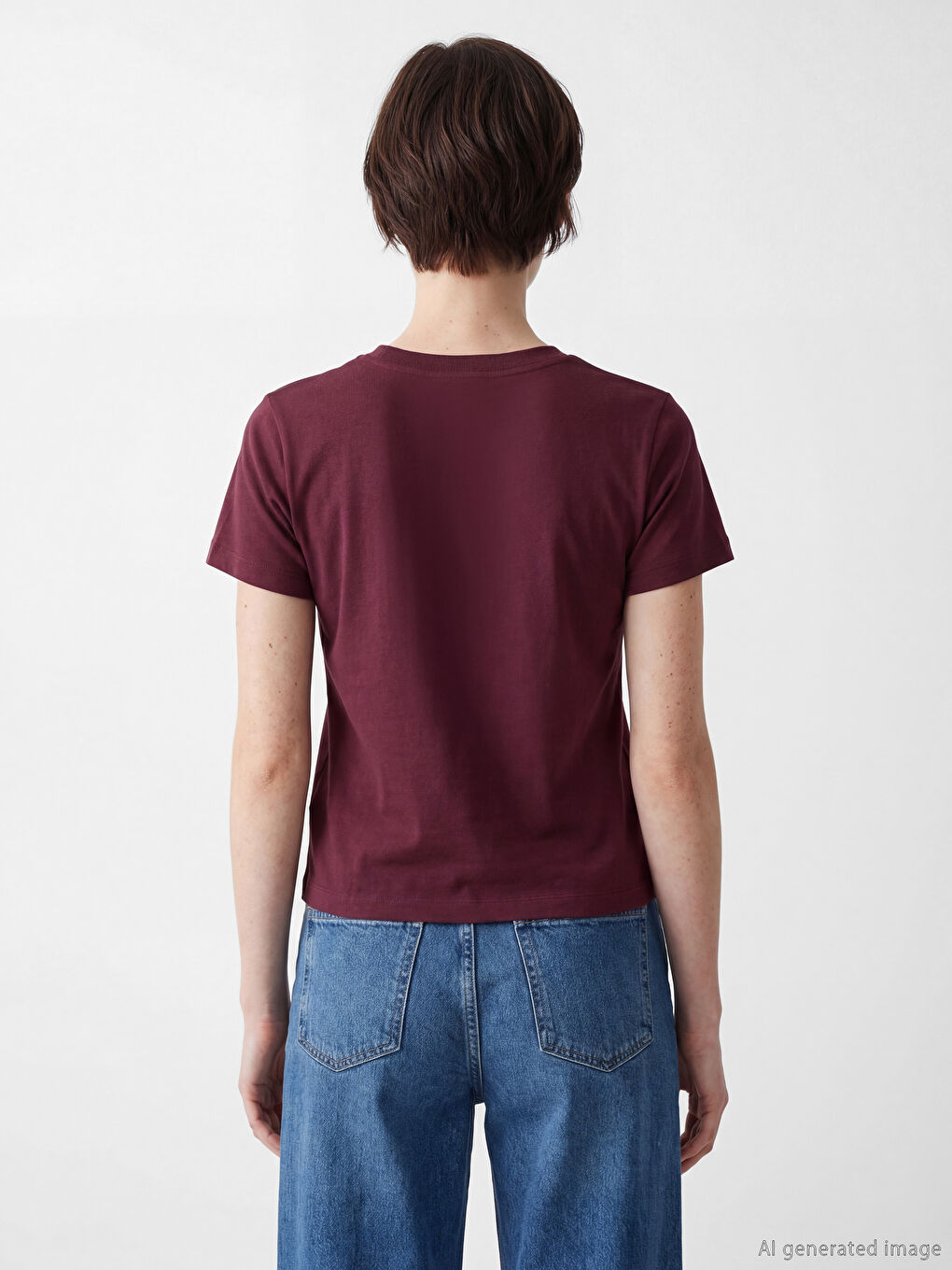 تیشێرتی ژنانه‌ به‌ قه‌باره‌ قه‌ڵاوه‌ و هه‌ڵكێشراو-3