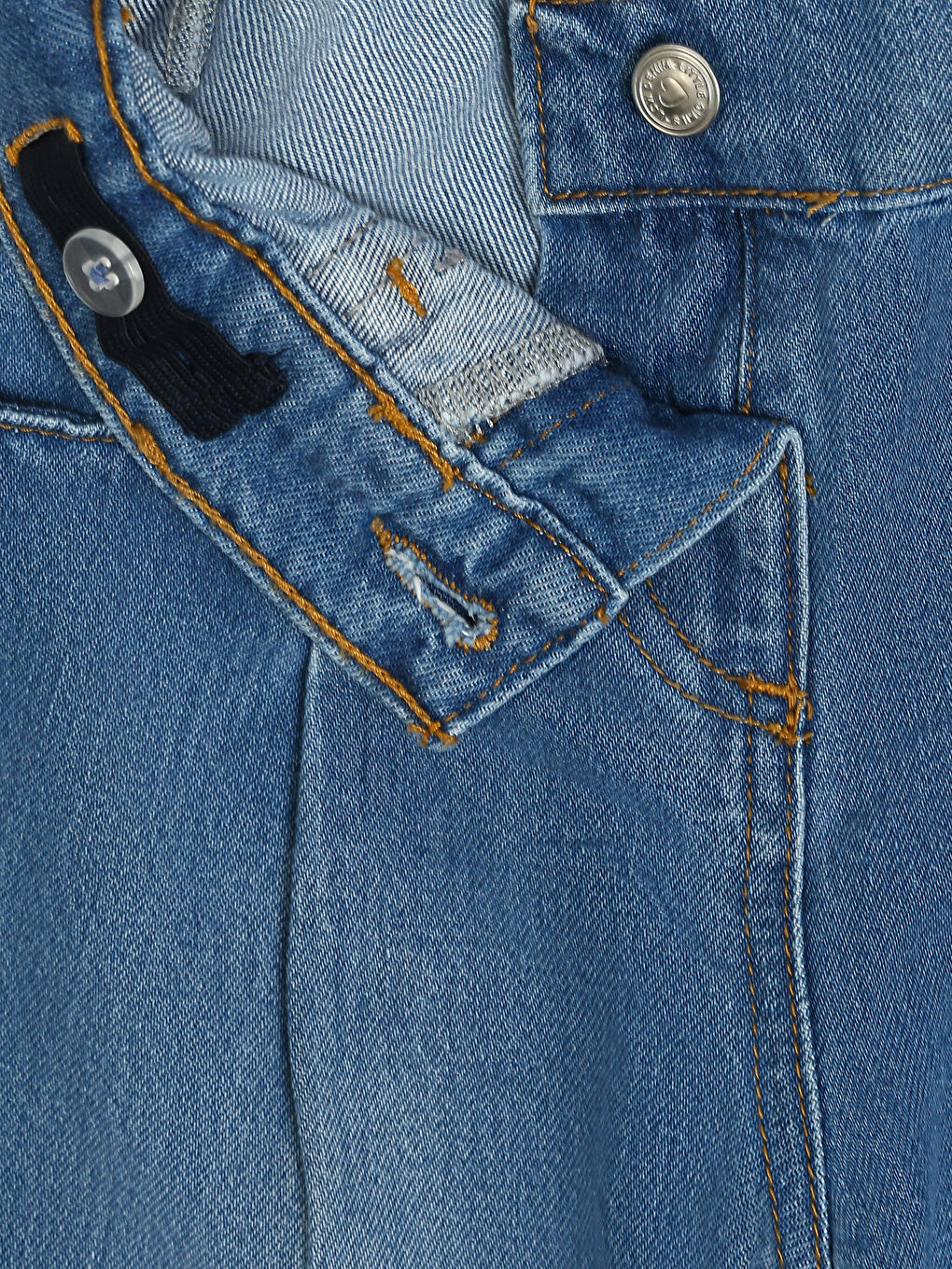 Elasticated Waist Wideleg Girls' Jeans-2