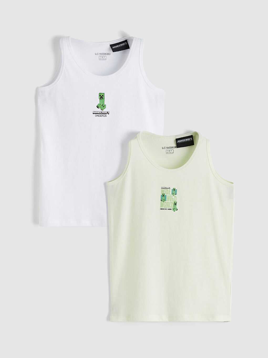 Minecraft Printed Boys' Vest 2 Pack
