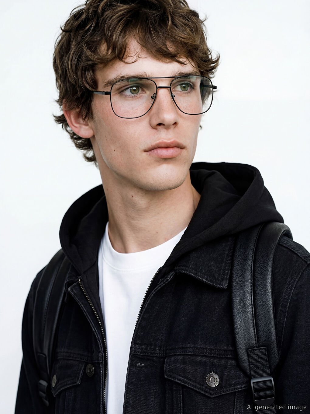 Siyah Regular Fit Erkek Jean Ceket-2