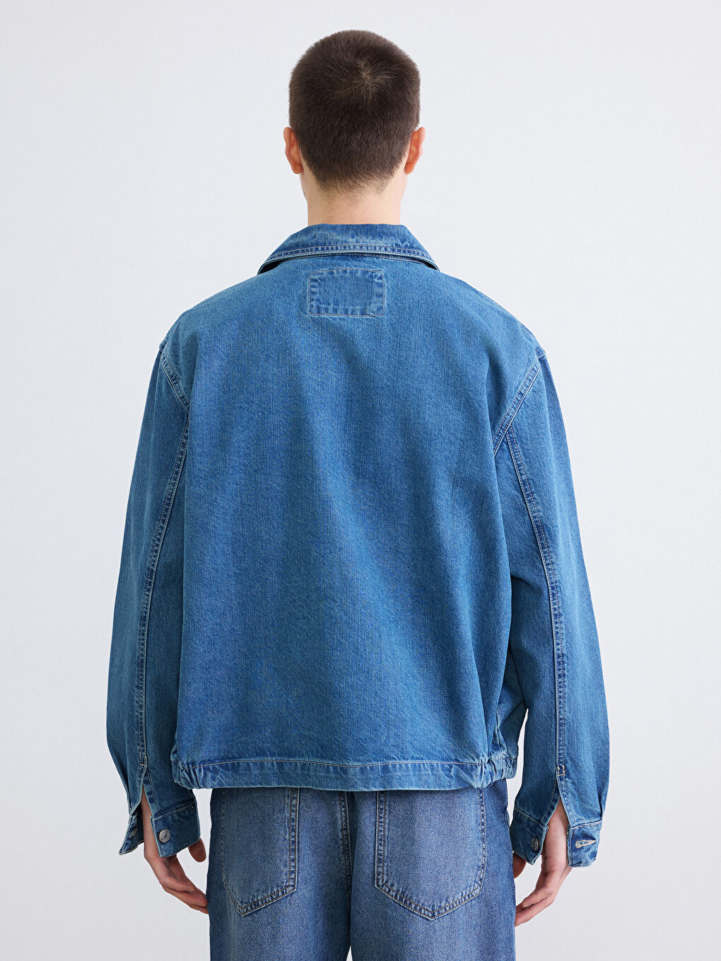 İndigo Rahat Kalıp Erkek Jean Mont-3