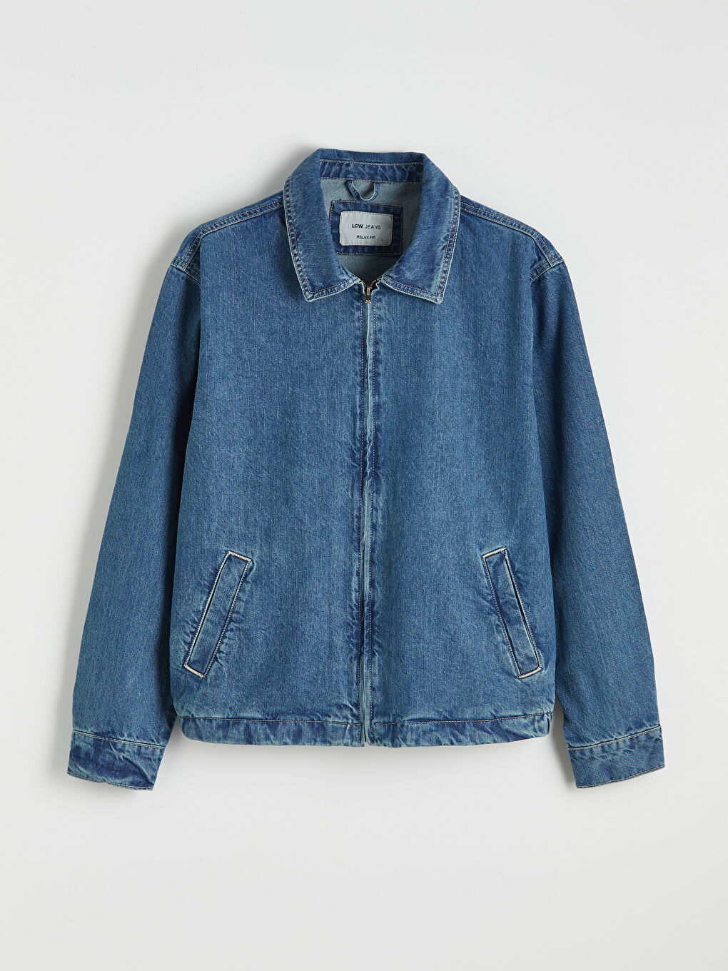 İndigo Rahat Kalıp Erkek Jean Mont-4