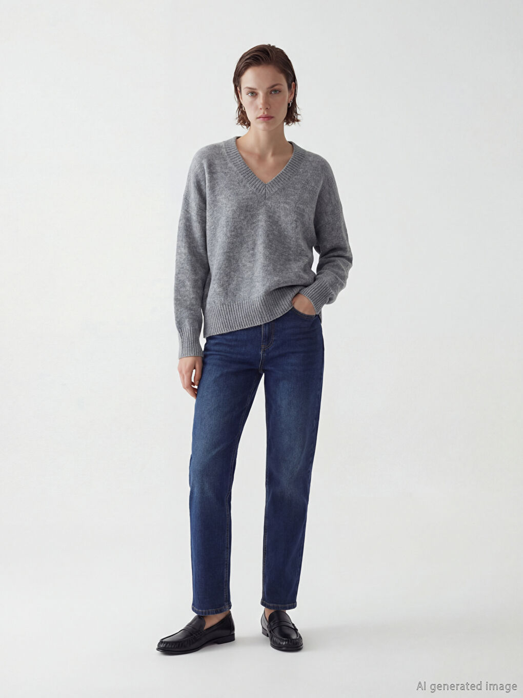 İndigo Slim Fit Kadın Jean Pantolon