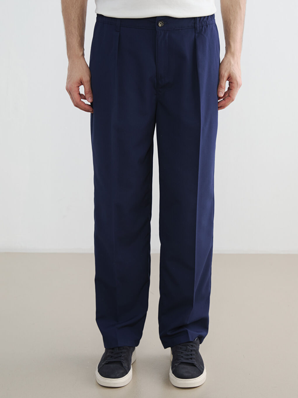 Man NAVY Formal Dress Trousers-1