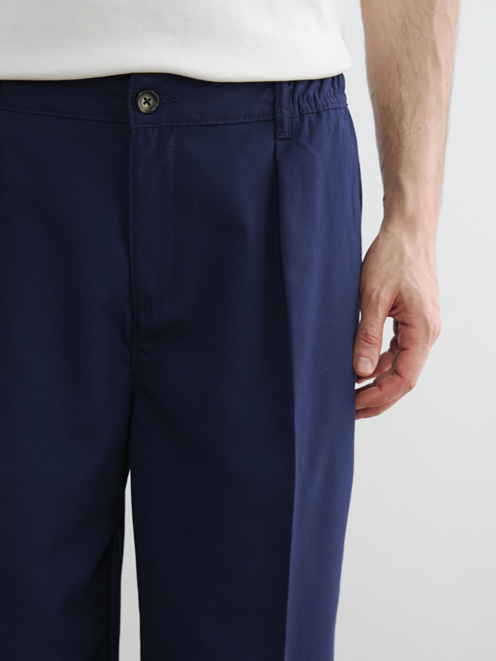 Man NAVY Formal Dress Trousers-2