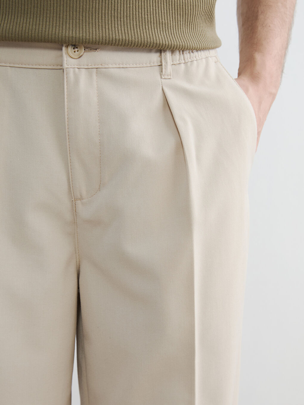 Man BEIGE Trousers-2