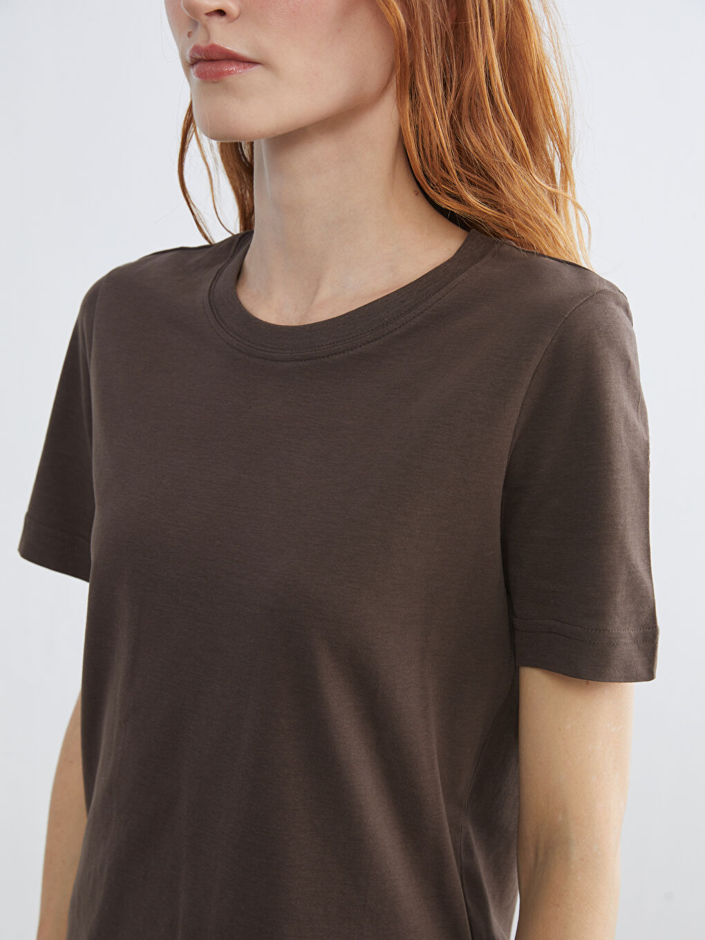 Әйелдер қоңыр Футболка-2