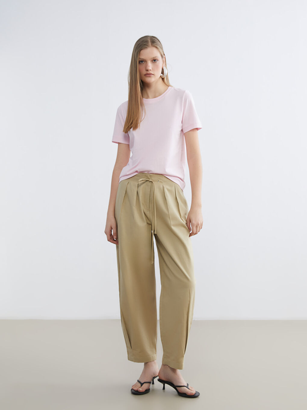 Әйелдер қызғылт Футболка-1