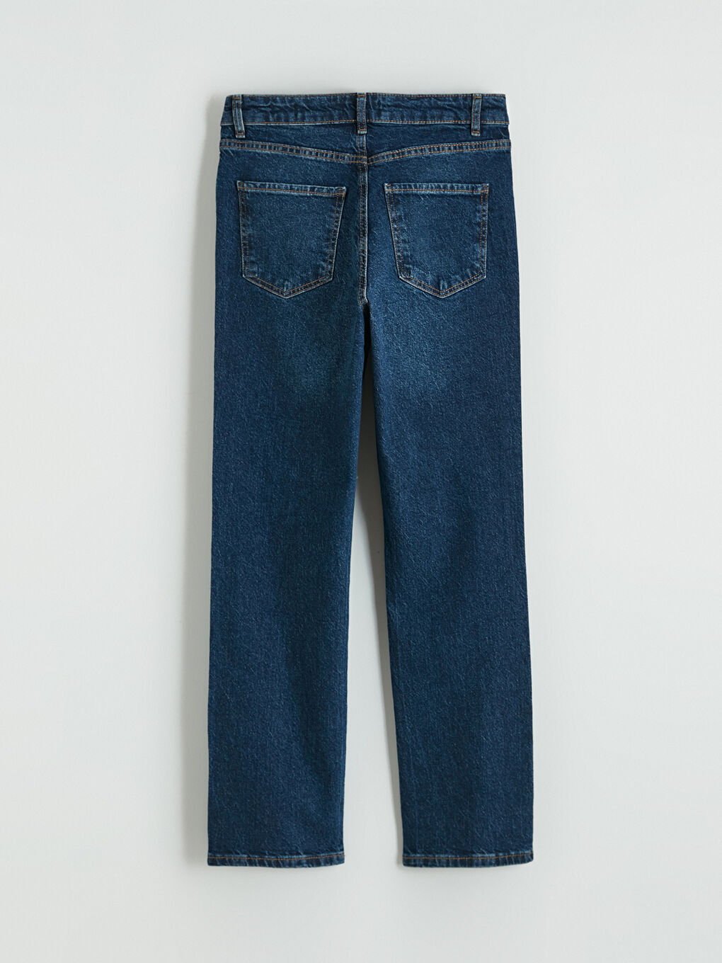 İndigo Mom Fit Kadın Jean Pantolon-7