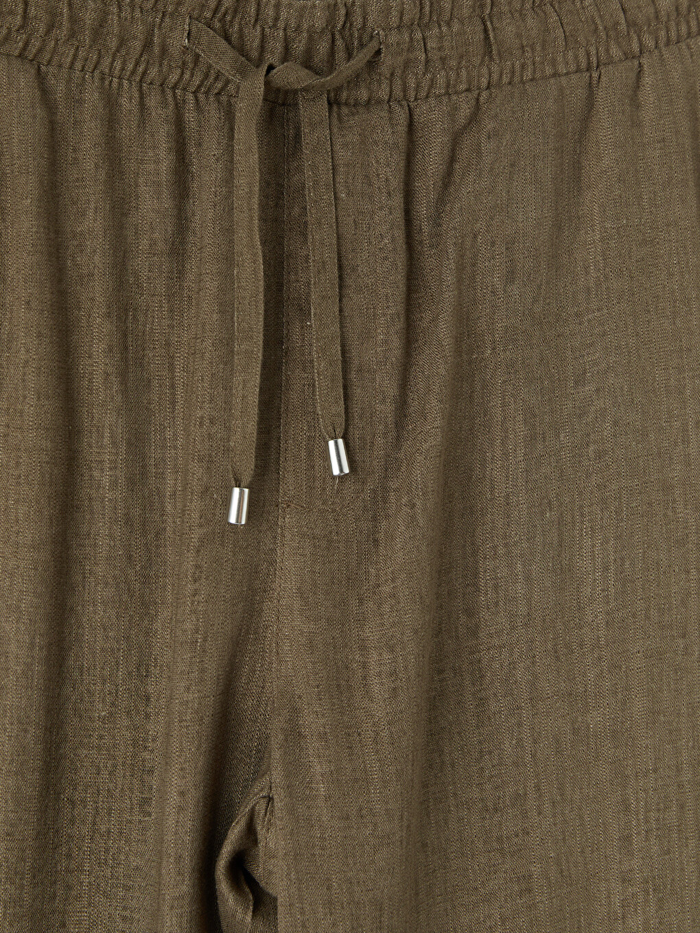 Regular Fit Linen Blend Men's Trousers-6
