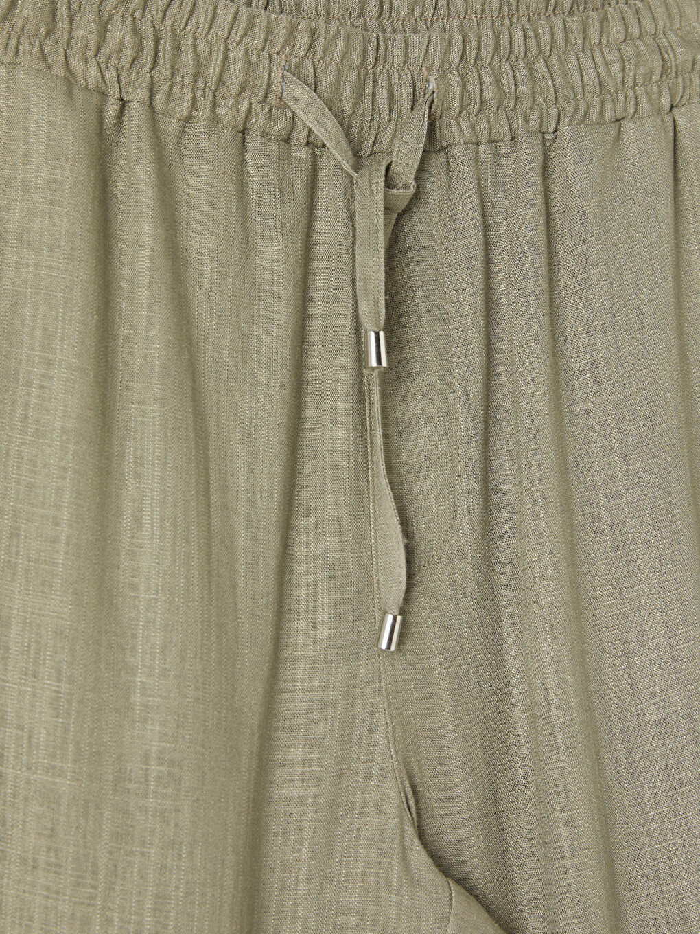 Regular Fit Linen Blend Men's Trousers-5