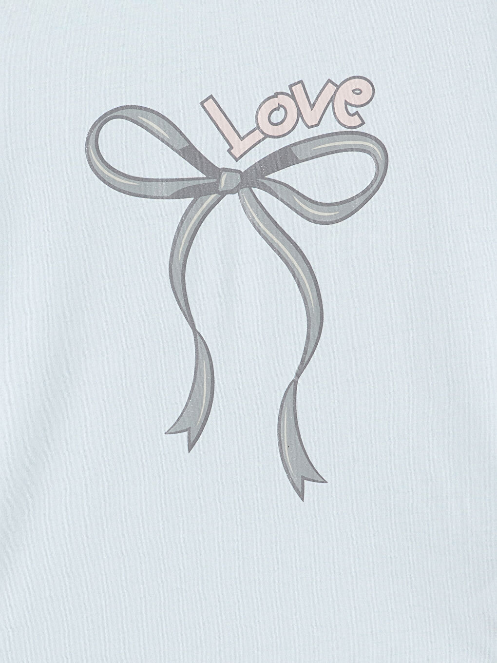 Mavi Fiyonk Baskılı Kız Çocuk Şortlu Pijama Takımı-2