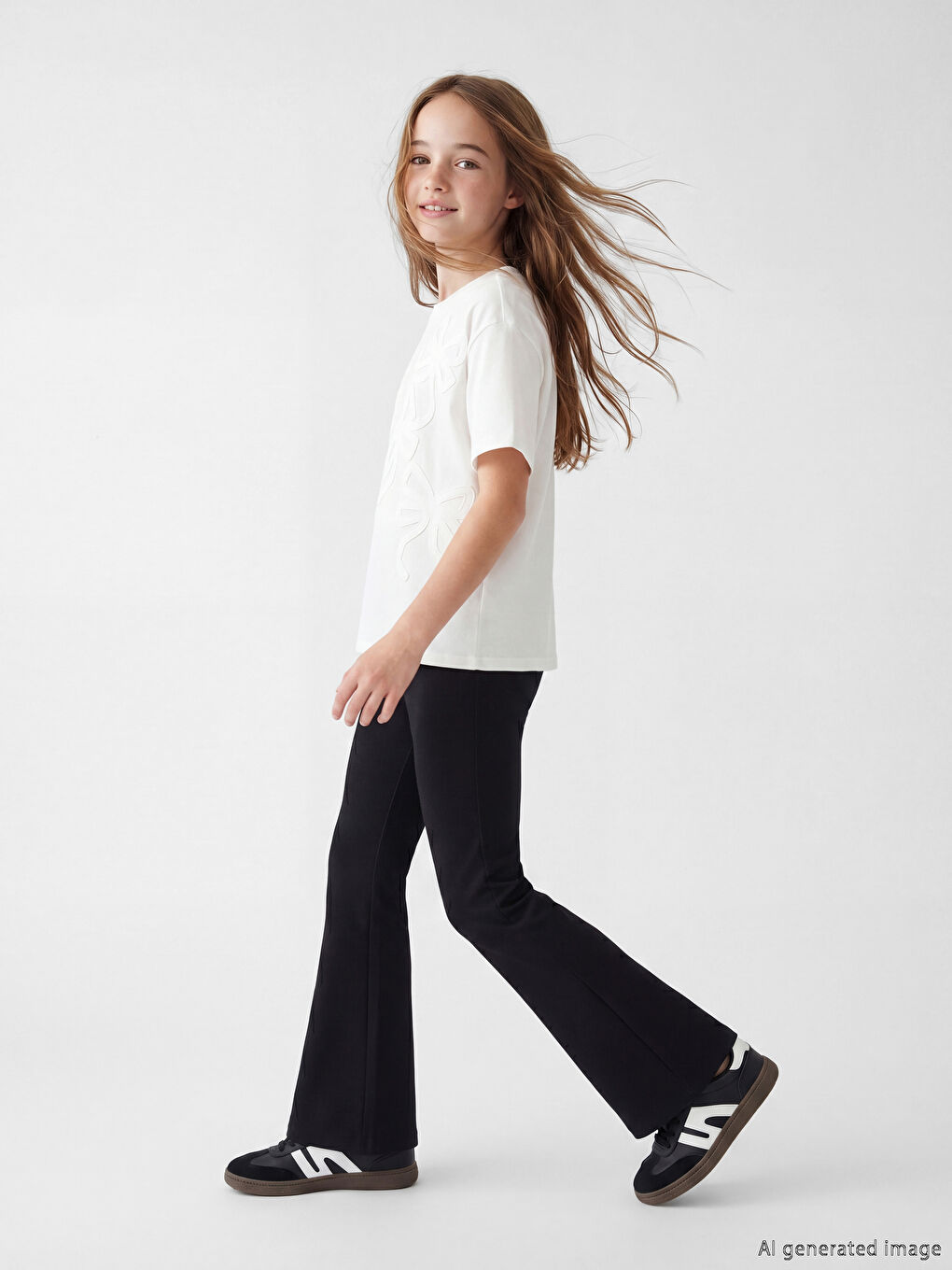 Girl BLACK Leggings-1