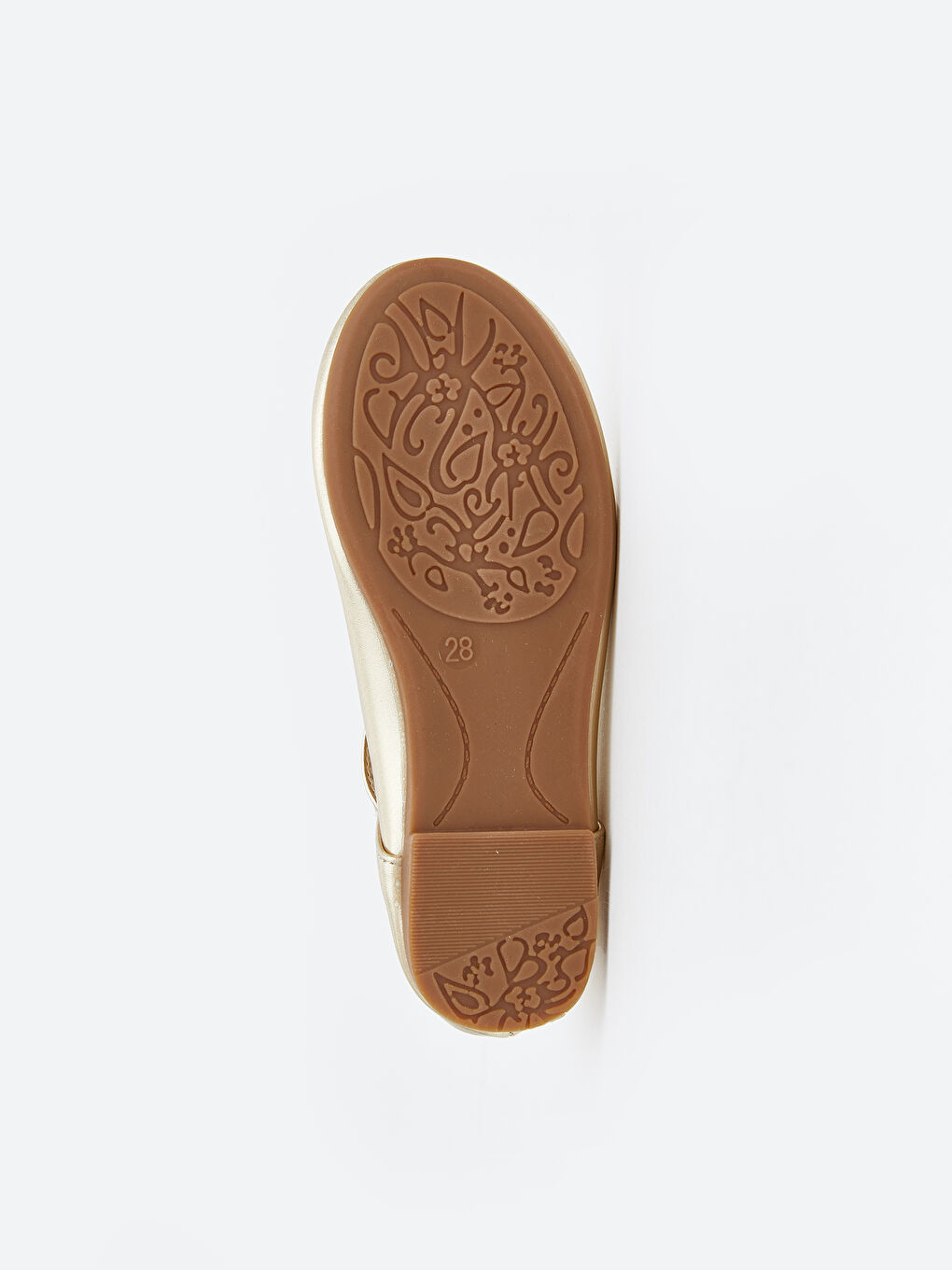 Faux Leather Baby Girls' Ballet Flats-3