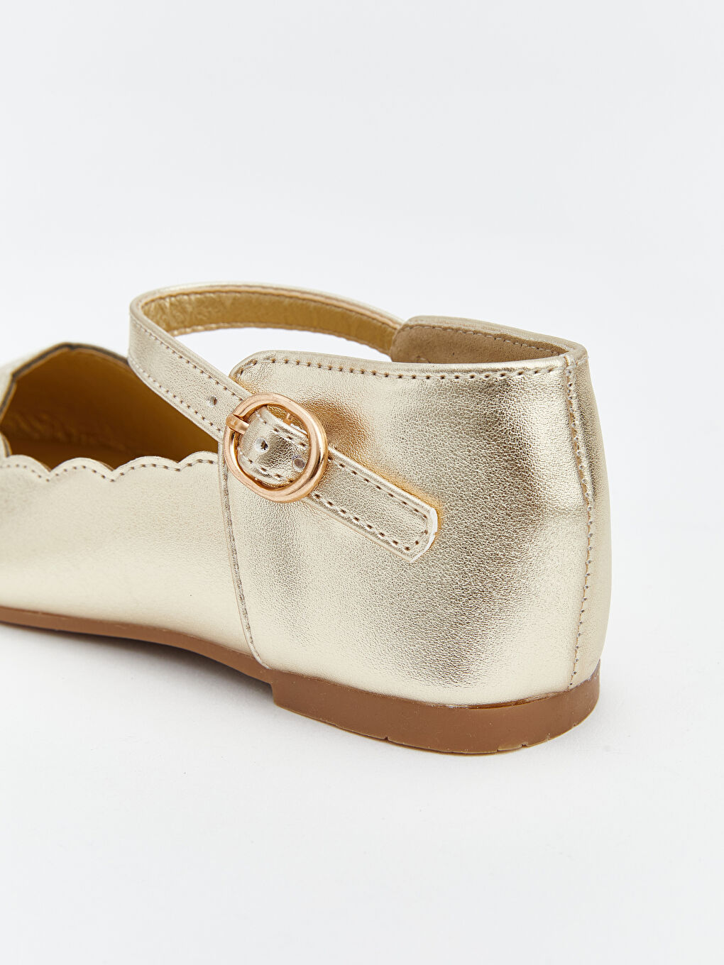 Faux Leather Baby Girls' Ballet Flats-4