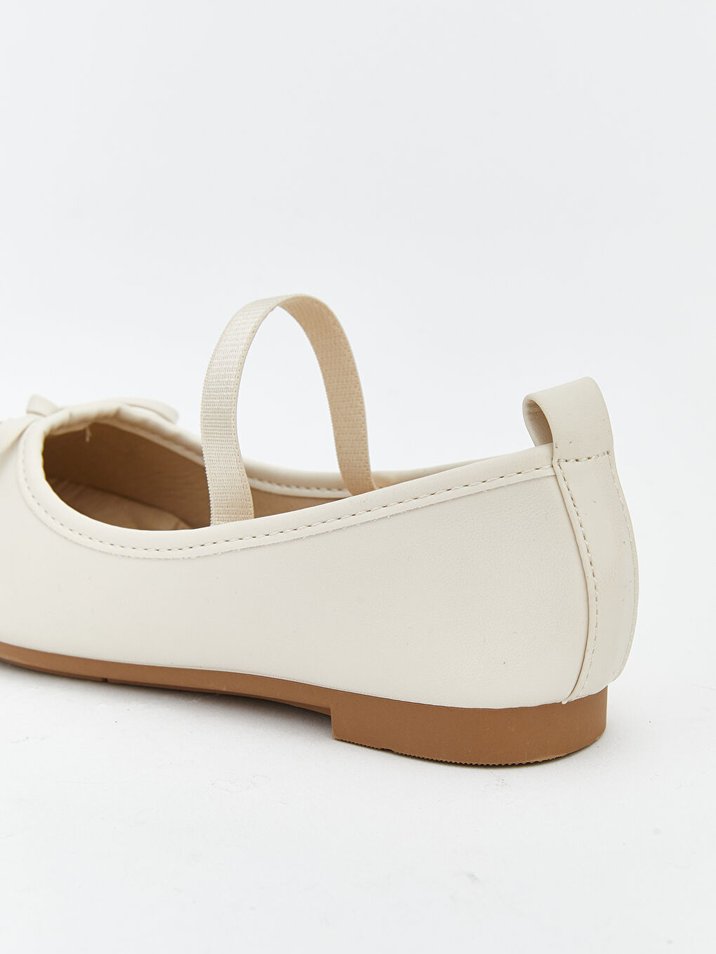 أحذية باليه مسطحة بيج طفلة-4