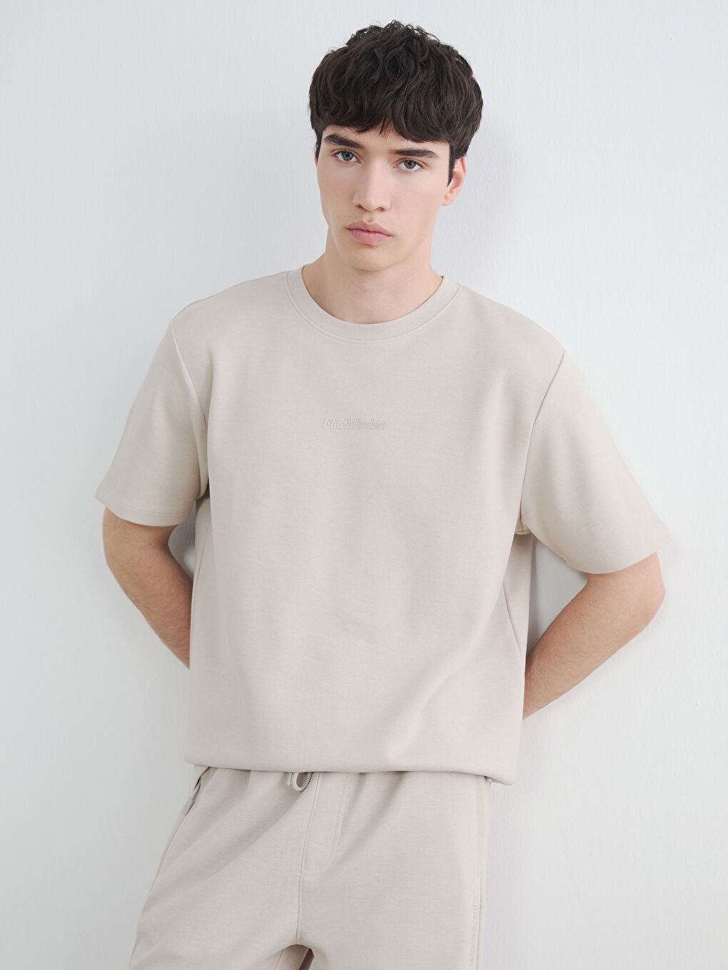 Man BEIGE T-Shirt