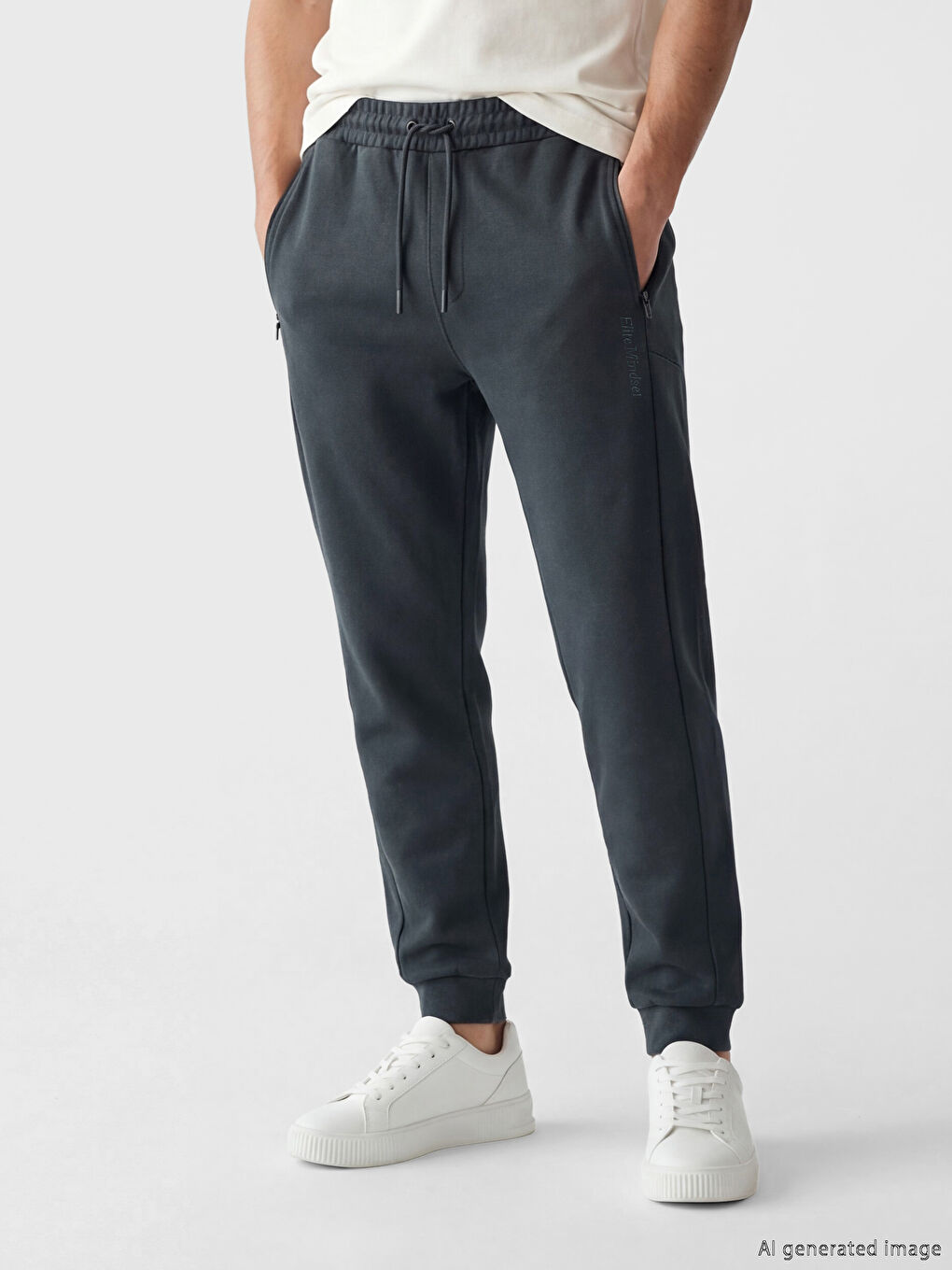 سروال رياضي رجالي مريح بقصة فضفاضة-1