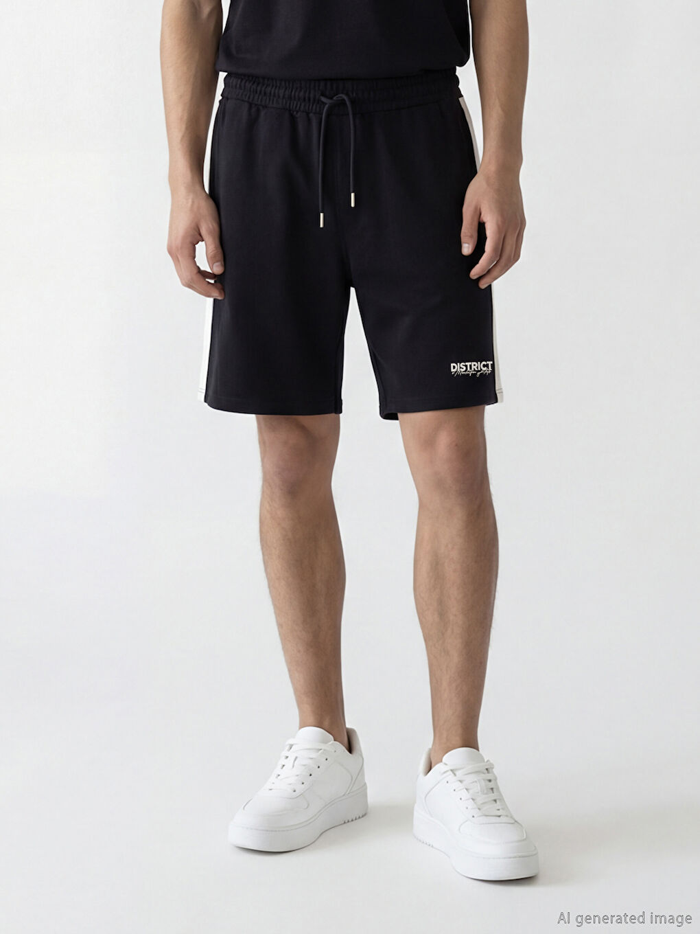 მამაკაცები შავი შორტები-1