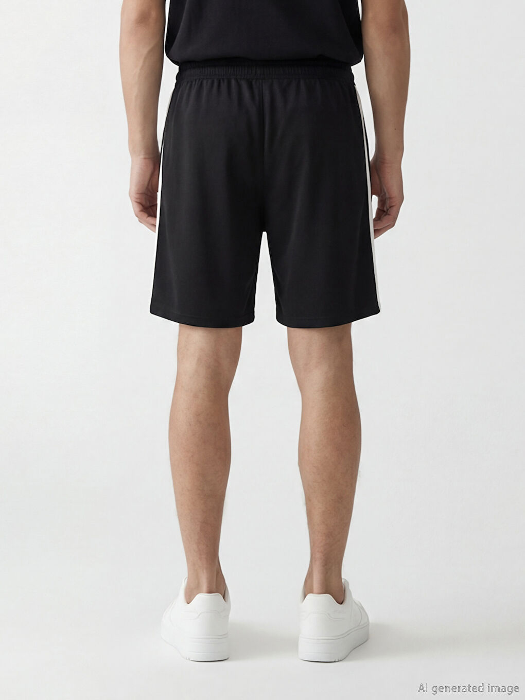 მამაკაცები შავი შორტები-2