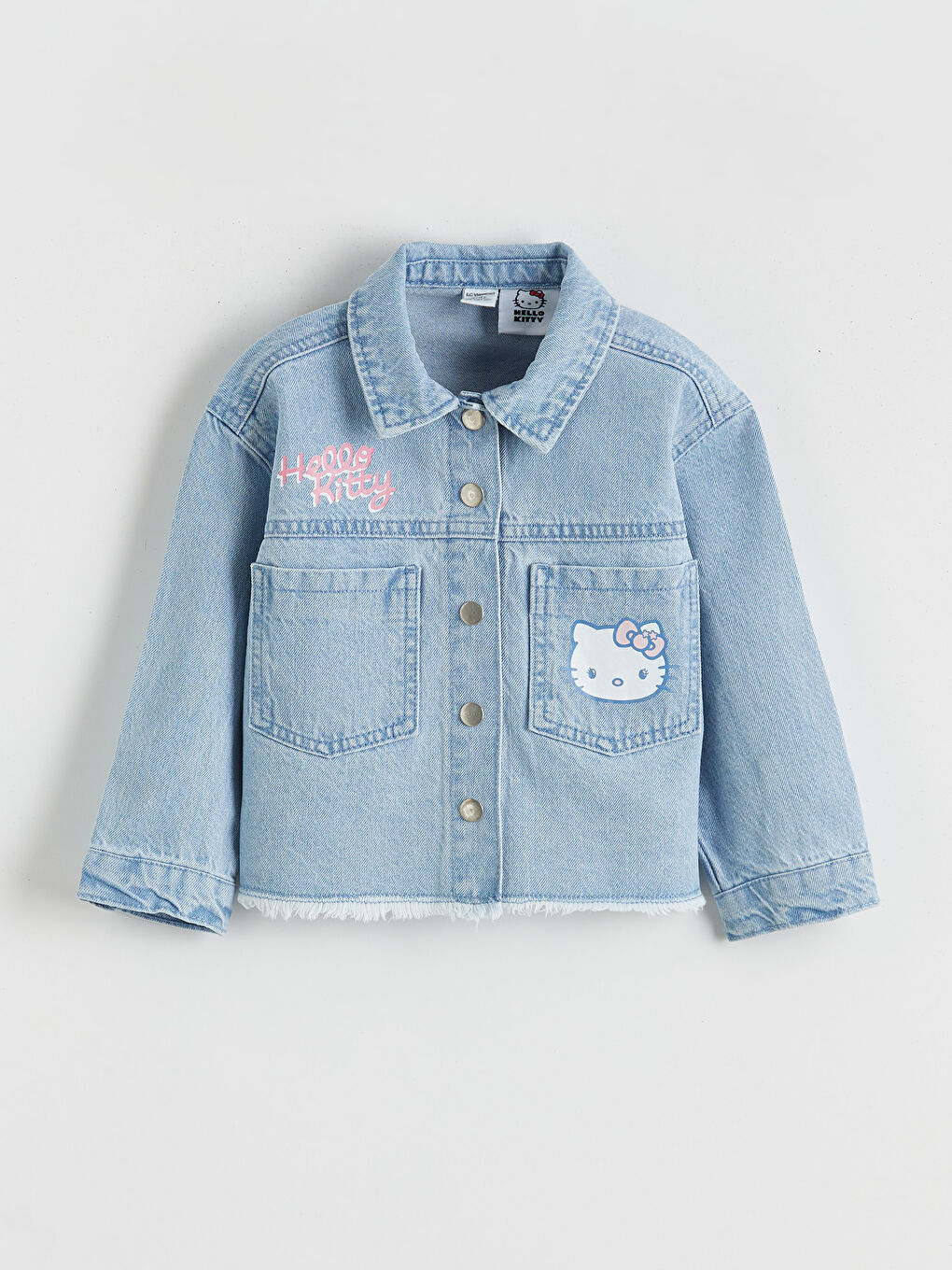 Printed Baby Girls' Denim Jacket