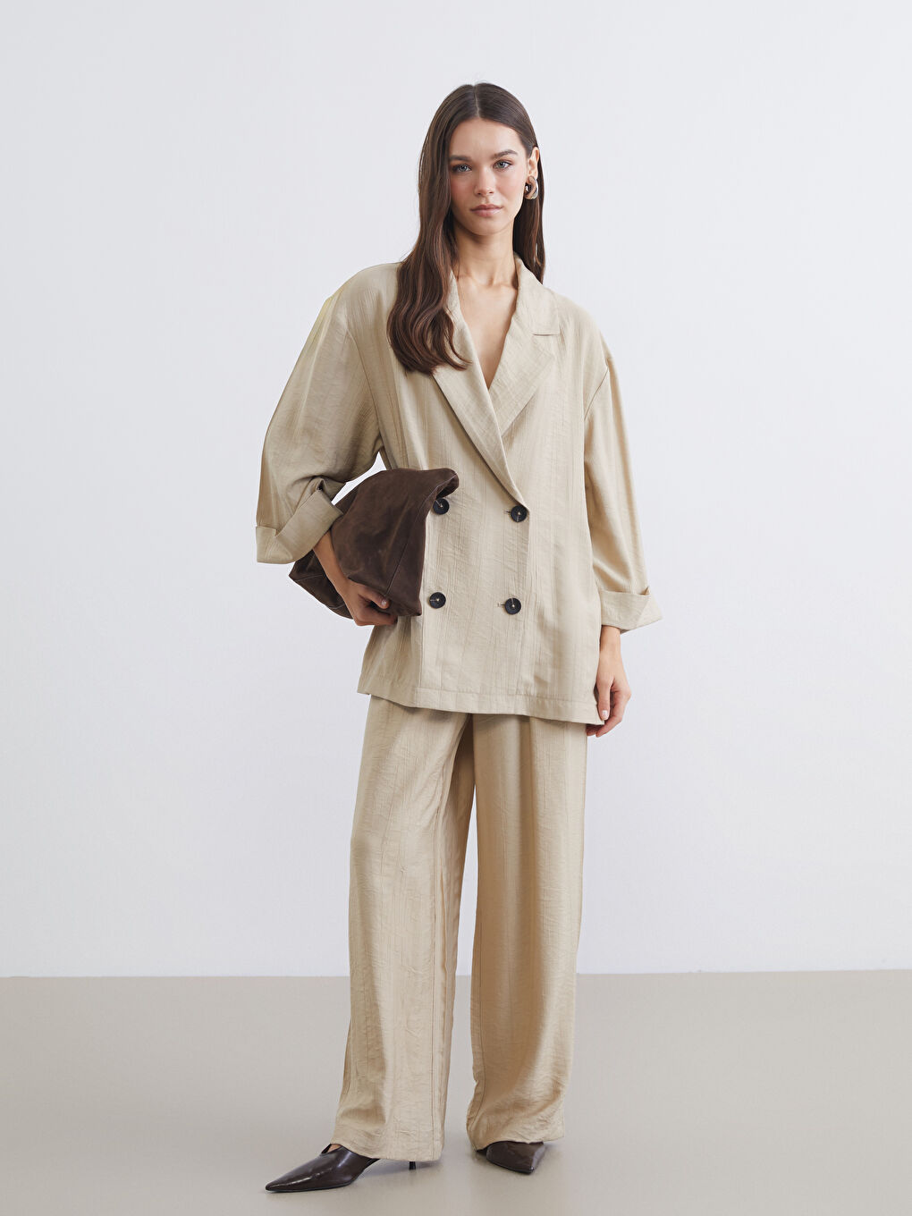 پانتۆڵ بێجی كاڵ ژن