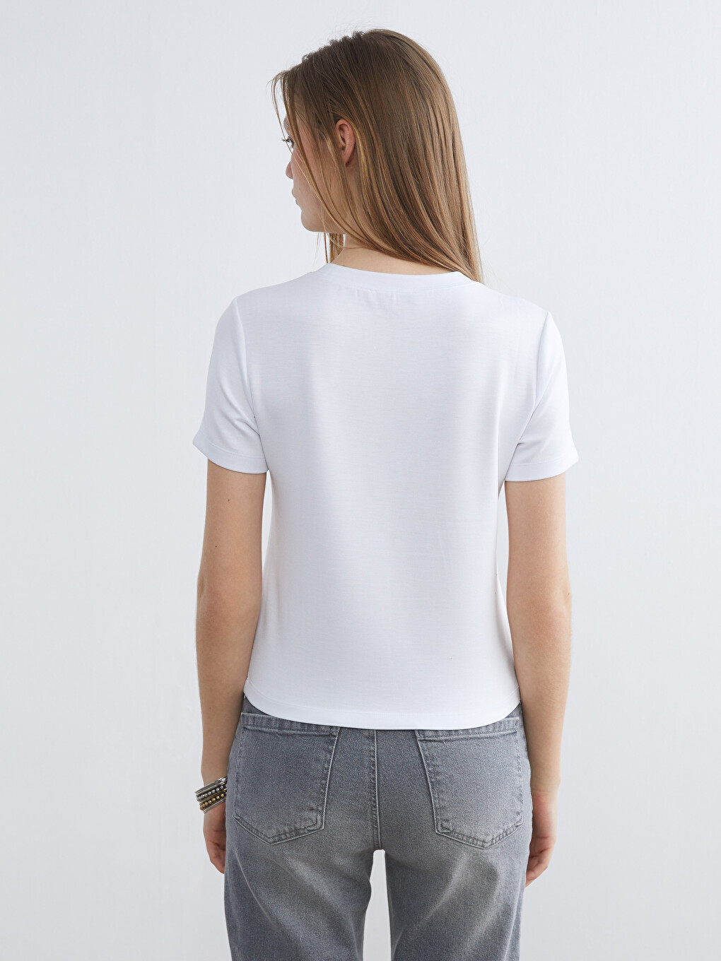 Soft Touch Crew Neck Women's T-shirt-3
