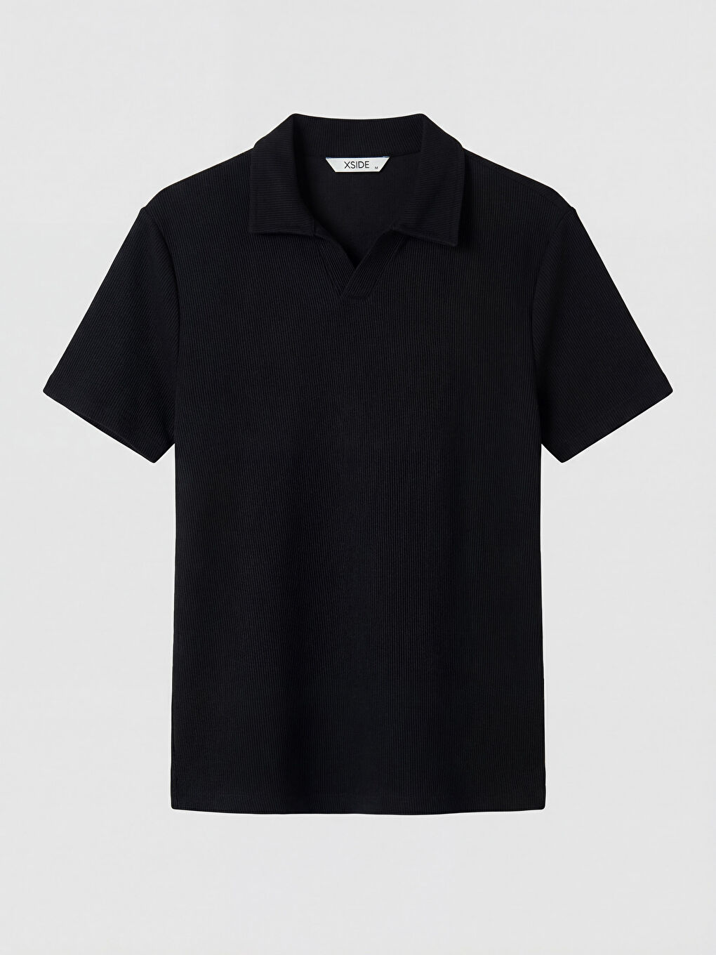 Siyah Polo Yaka Erkek Tişört