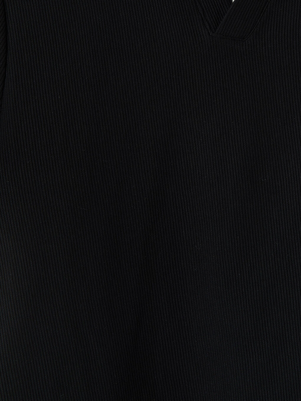 Siyah Polo Yaka Erkek Tişört-2