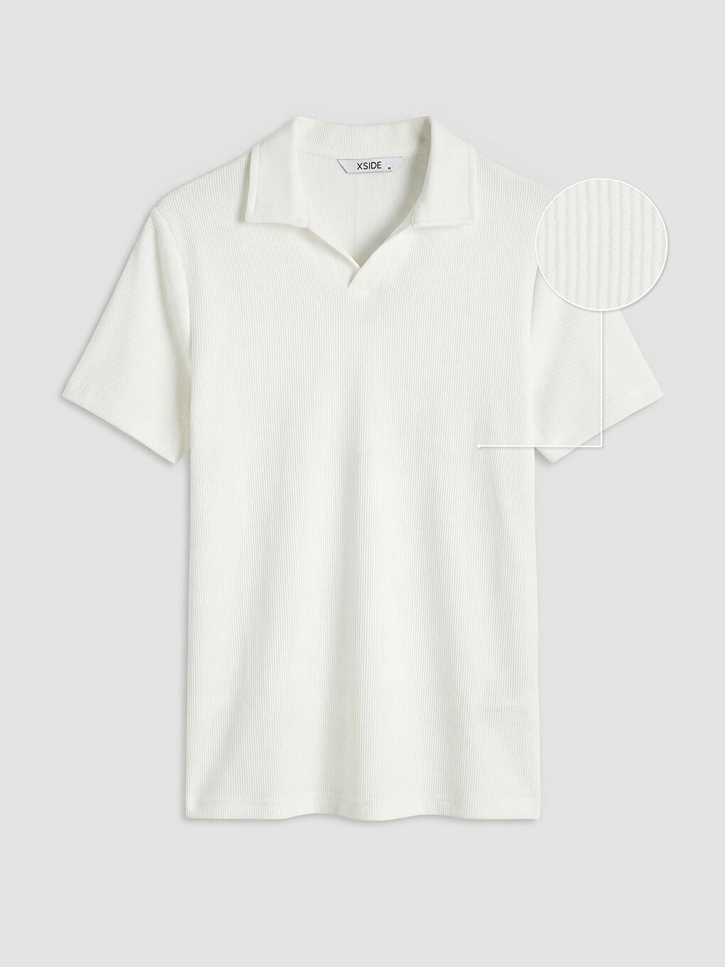 Ekru Polo Yaka Erkek Tişört