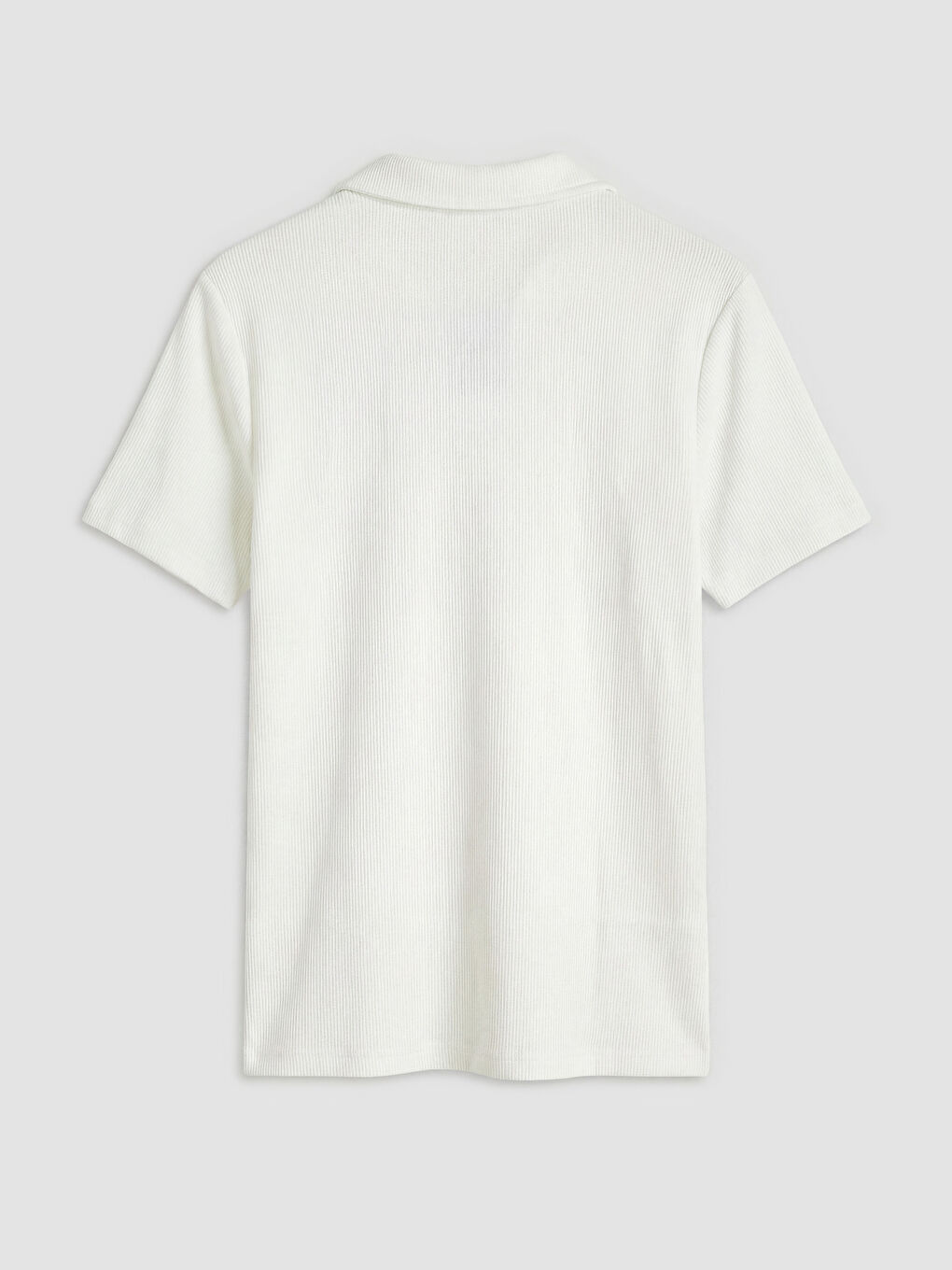 Ekru Polo Yaka Erkek Tişört-1