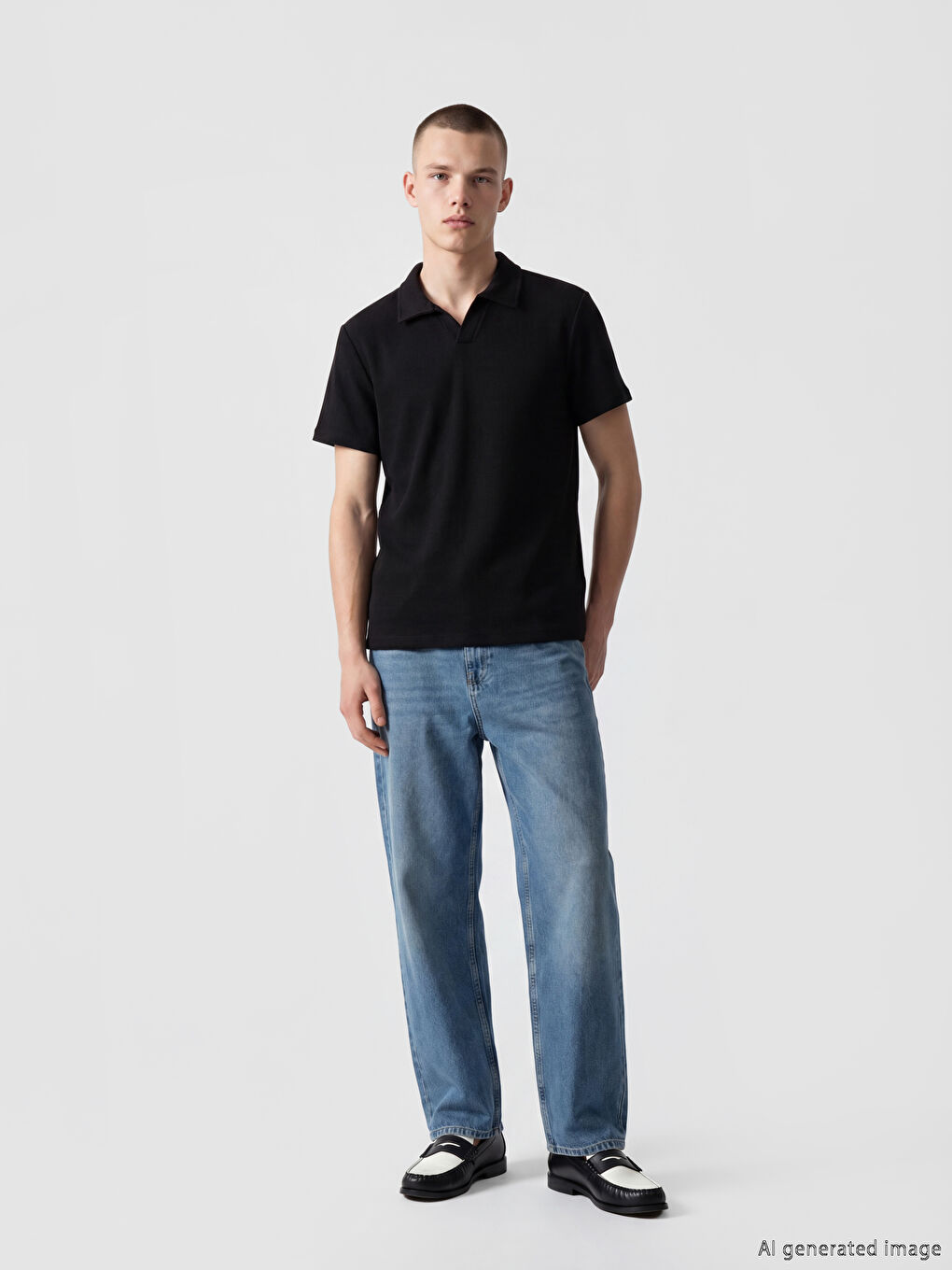 T-Shirt mit Polokragen für Herren-1