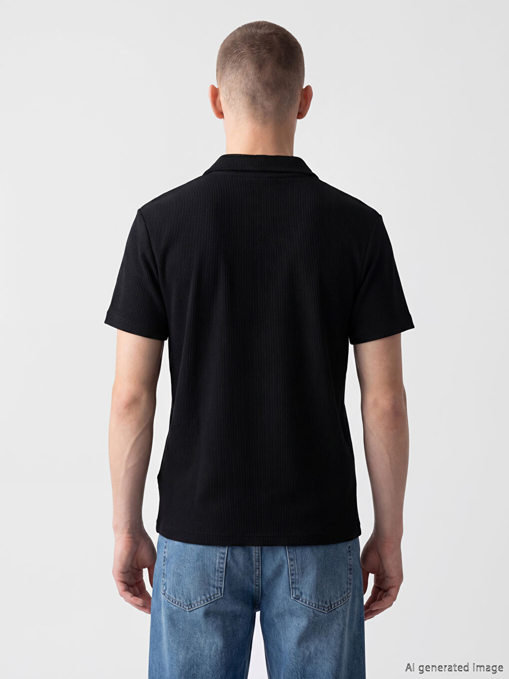 T-Shirt mit Polokragen für Herren-3