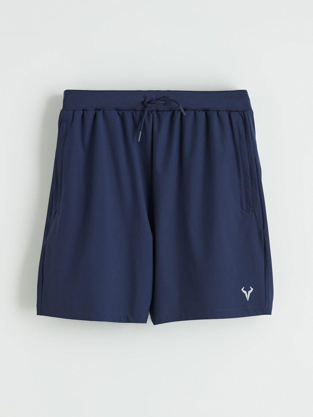 Lacivert Standart Kalıp Erkek Spor Şort-4