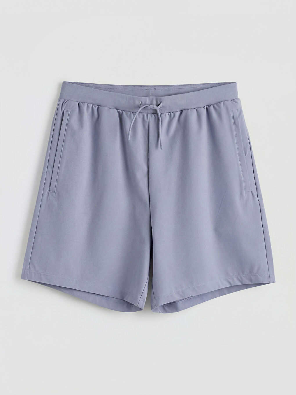 Lila Standart Kalıp Erkek Spor Şort-3