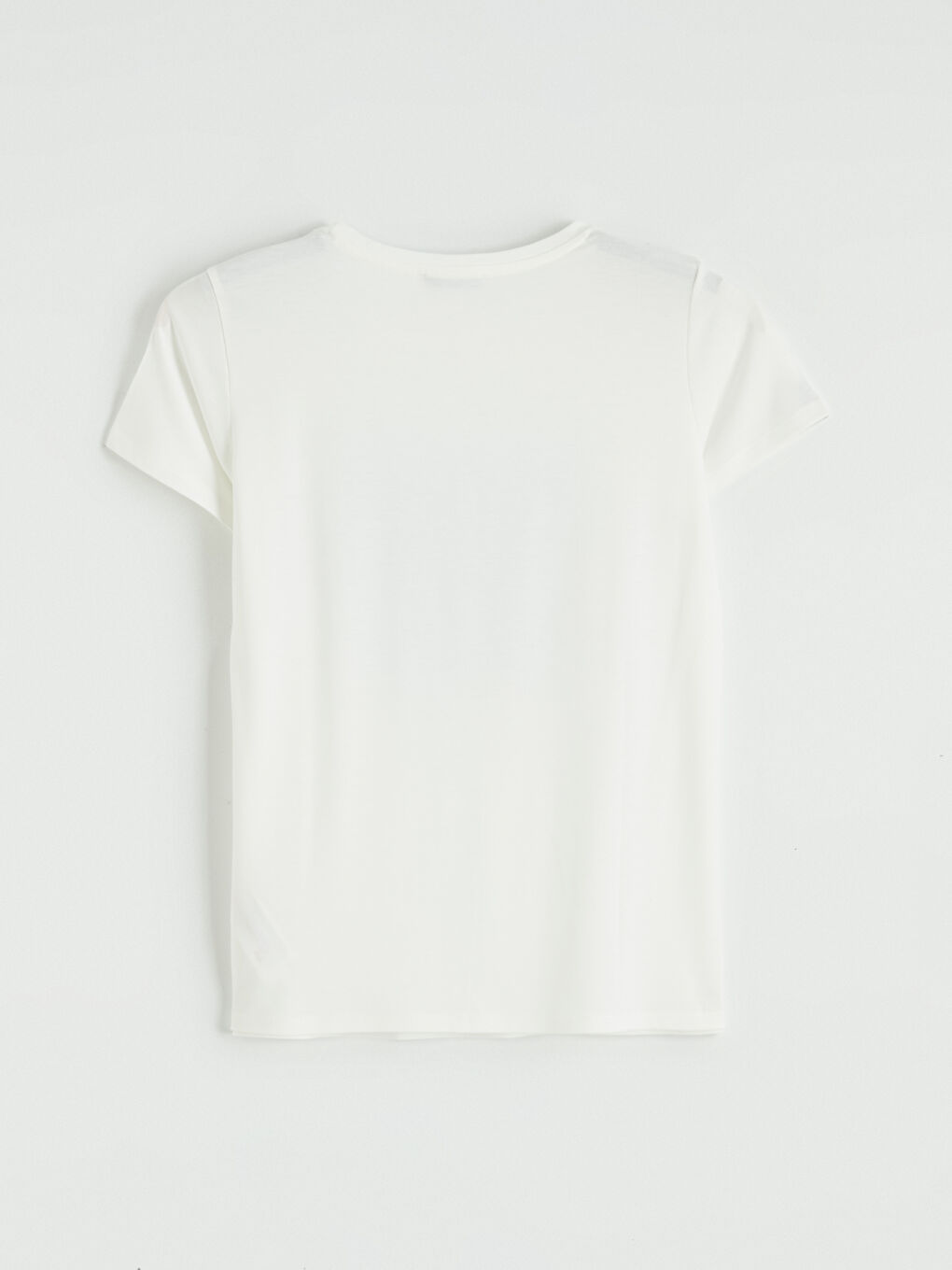 Crew Neck Printed Women's T-Shirt-6